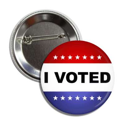 i voted checkbox red white blue classic modern political republican democrat