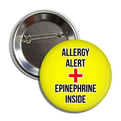 allergy alert epinephrine inside yellow button