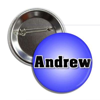 andrew male name blue button