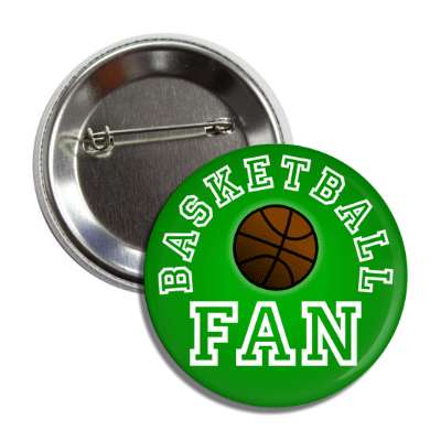 basketball fan green button
