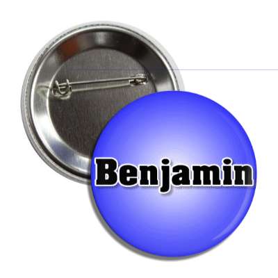 benjamin male name blue button