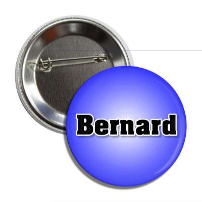 bernard male name blue button