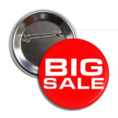 big sale pricetag button