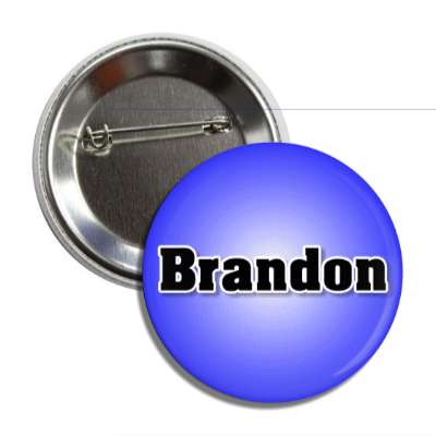 brandon male name blue button