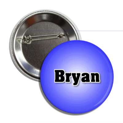 bryan male name blue button