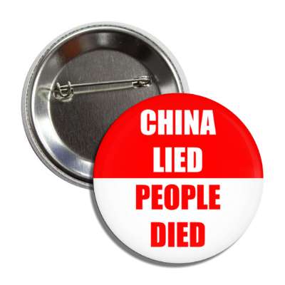 china lied people died red button