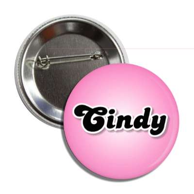 cindy female name pink button