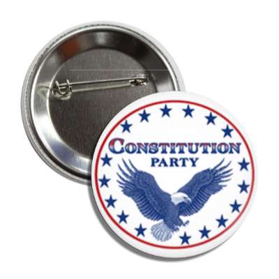 constitution party eagle blue button