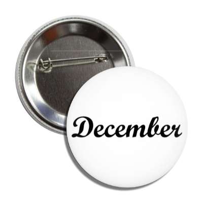 december winter twelfth month year button