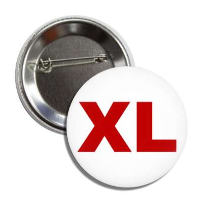 extra large xl clothing size button