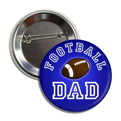 football dad blue button