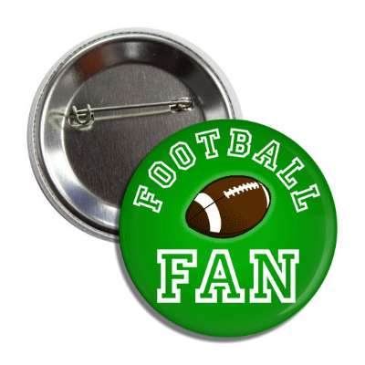 football fan green button