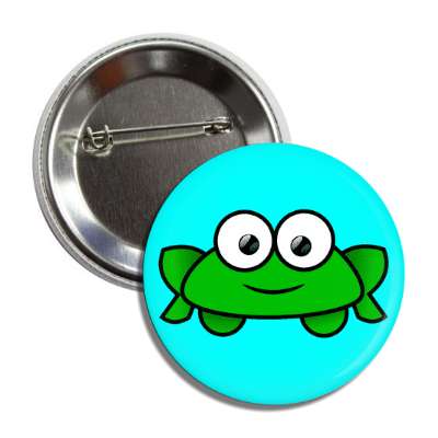 frog cute cartoon button