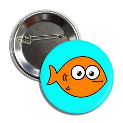goldfish cute cartoon button