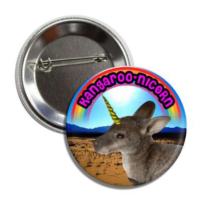 kangaroonicorn kangaroo unicorn button
