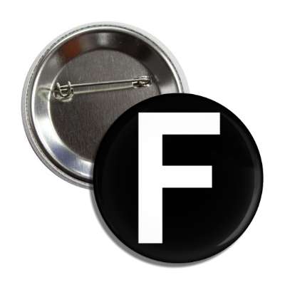 letter f capital black white button