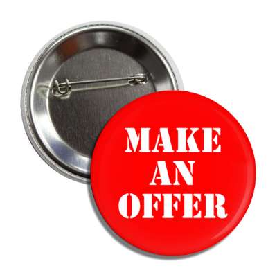 make an offer stencil red button