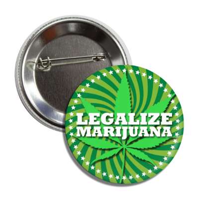marijuana legalize green swirl button