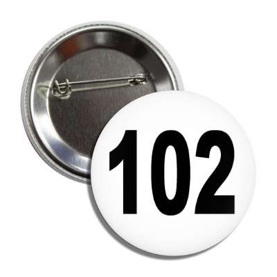 number 102 white black button