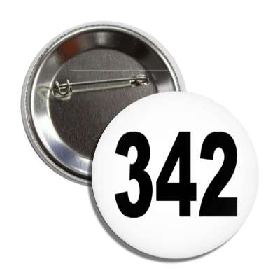 number 342 white black button