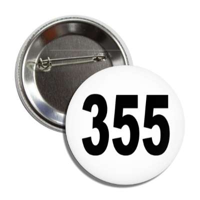 number 355 white black button