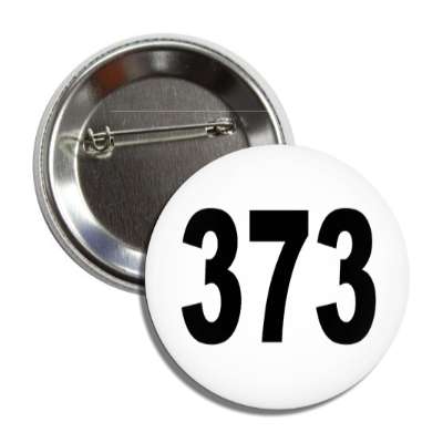 number 373 white black button