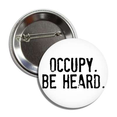 occupy be heard button