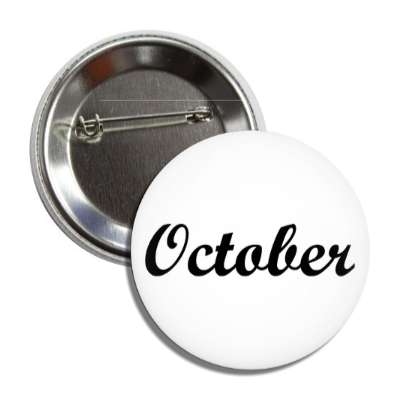 october tenth month year button