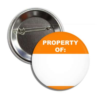 orange property of button