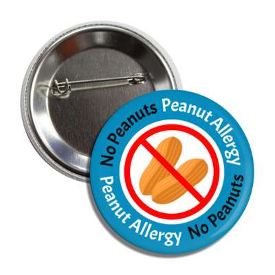 peanut allergy red slash blue button