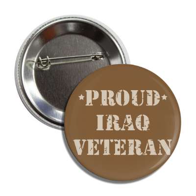 proud iraq veteran button