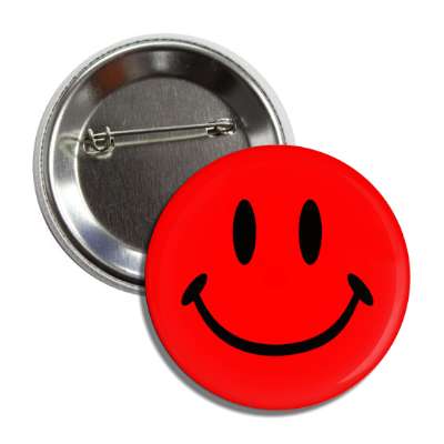 red classic smiley face button