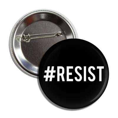 resist hashtag button