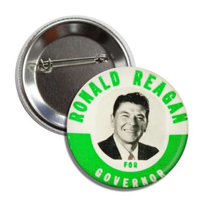 ronald reagan for governor button