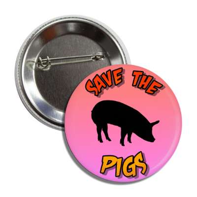 save the pigs silhouette button