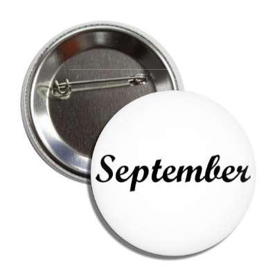 september autumn ninth month button