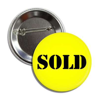 sold stencil yellow button