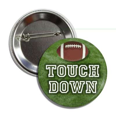 touchdown football college jersey turf button