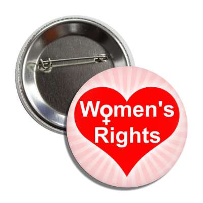 womens rights heart button