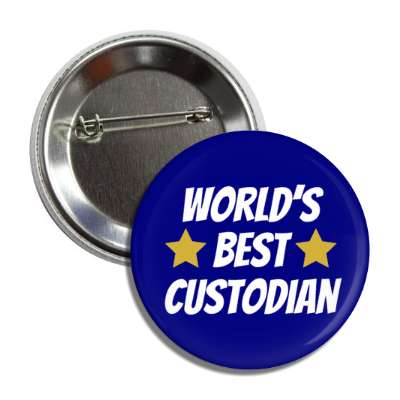worlds best custodian button