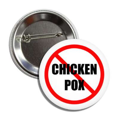 anti chickenpox red slash button
