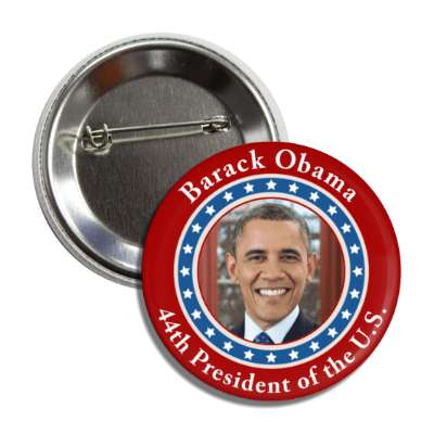 barack obama forty fourth president of the us button