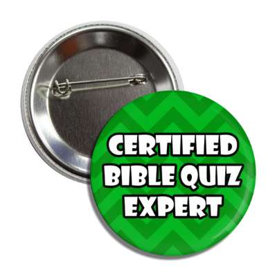 certified bible quiz expert green chevron button
