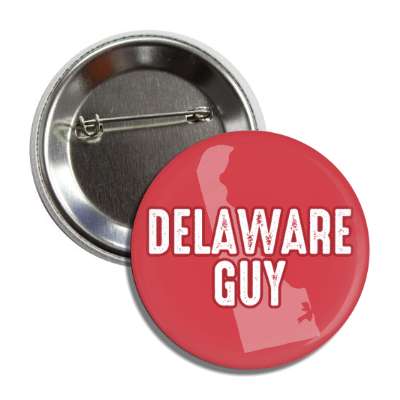 delaware guy us state shape button
