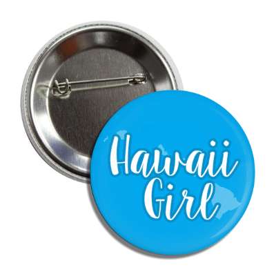 hawaii girl us state shape button