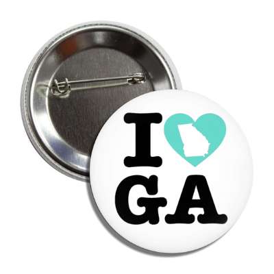 i heart georgia ga state love button
