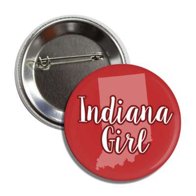 indiana girl us state shape button