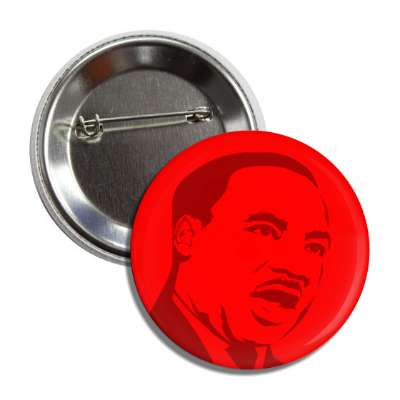 martin luther king jr line art red button