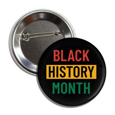 minimal black history month button