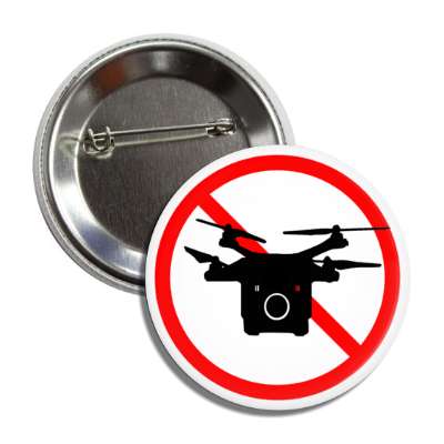 no drones symbol red slash button